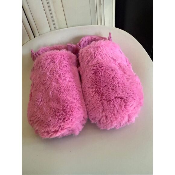 Nike Women's Calm SE Fuzzy Fur Cozy Slip On Slides Mules Playful Pink Size 5 - Picture 15 of 15